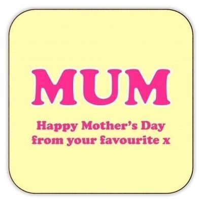 Untersetzer 'Happy Mother's Day From Your F