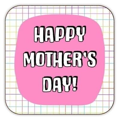 Dessous de verre 'Happy Mother's Day Graphic Des
