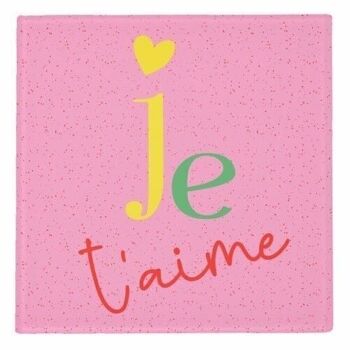 Dessous de verre 'Je T'aime' de Lisa Wardle 6