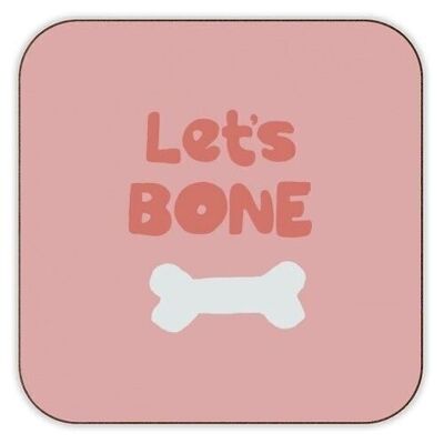 Dessous de verre 'Let's Bone' par Giddy Kipper