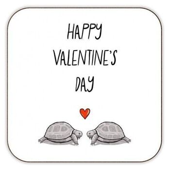 Sous-verres 'Valentine's Day Tortoise Coupl 1