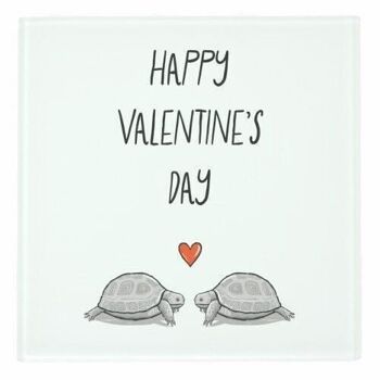 Sous-verres 'Valentine's Day Tortoise Coupl 2
