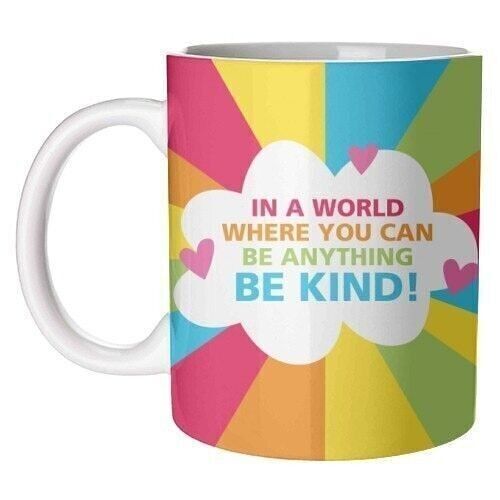Mugs 'Be Kind!' by Nancy Pankhurst