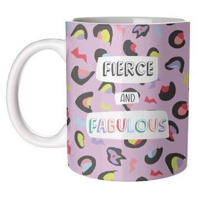 Mugs 'Fierce & Fabulous Colour'