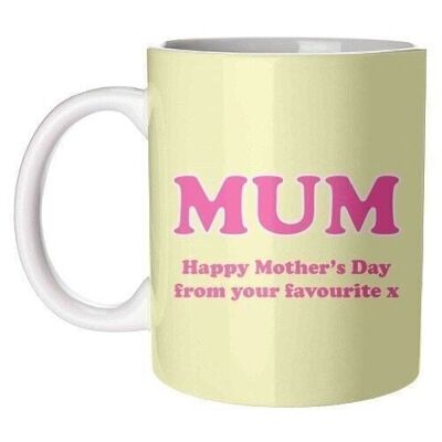 Mugs 'Bonne fête des mères de votre Favou