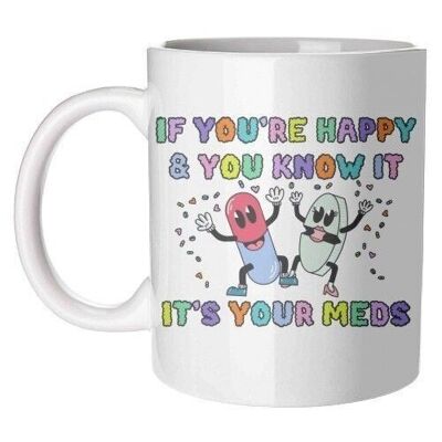 Mugs 'Si tu es heureux & tu le sais'