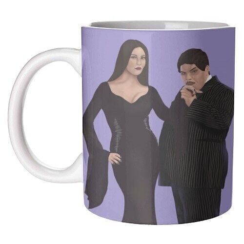 Mugs 'Morticia and Gomez from Wednesday'