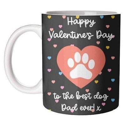 Tazas 'Pawsome Dog Dad Valentine's Day'