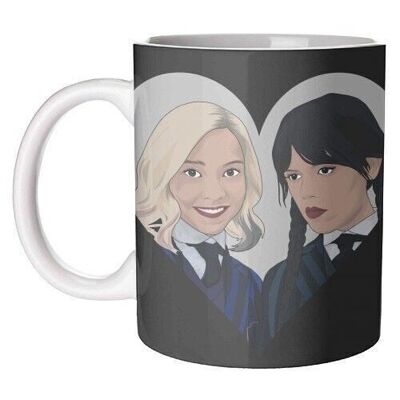 Mugs 'Mercredi et Enid'