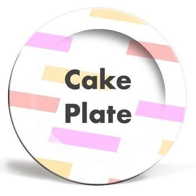Assiettes 'Cake Plate' de Card and Cake