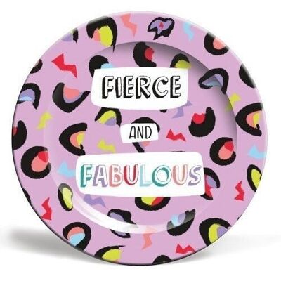 Assiettes 'Fierce & Fabulous Color'
