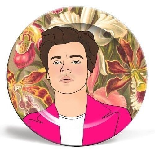 Plates 'Floral Harry' by Eloise Davey