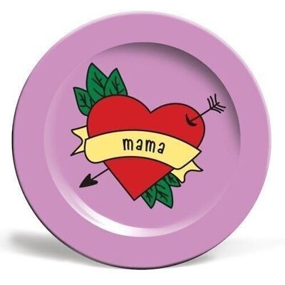 Plates 'Love You Mama' by Laura Lonsdale