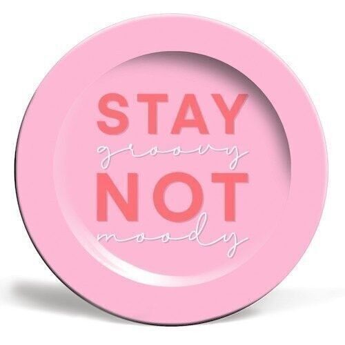 Teller 'Stay Groovy Not Moody Print'