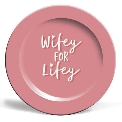 Piatti 'Wifey for Lifey' di Giddy Kipper
