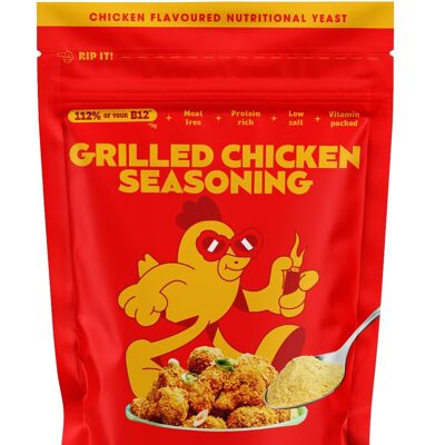 Flamed Grilled Chicken Seasoning - Vegan  Chicken flavoured  nutritional yeast with B12