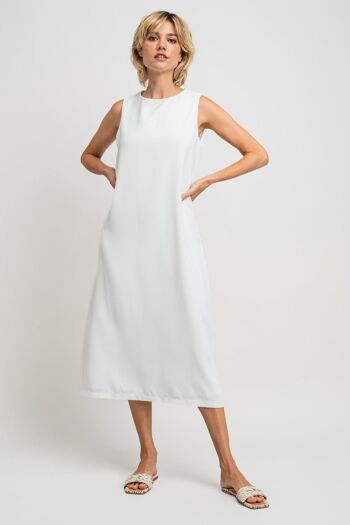 ROBE VERTE BLANCHE 1