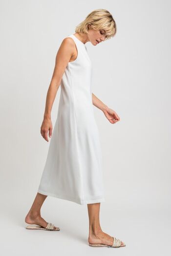 ROBE VERTE BLANCHE 2