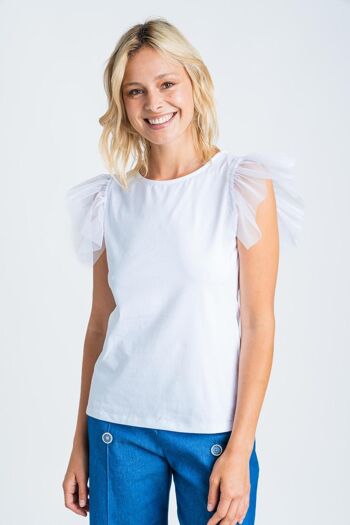 T-SHIRT BLANC FOXCROFT 1