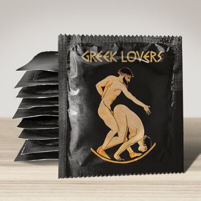 Condom: Greece: Greek Lover black 8