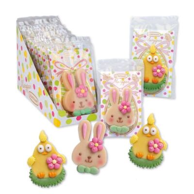 LAPIN/POUSSIN PÂTE D’AMANDE 36g - Carton de 10 pièces