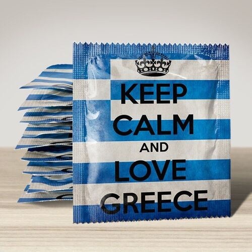 Préservatif: Greece: Keep calm an love Greece
