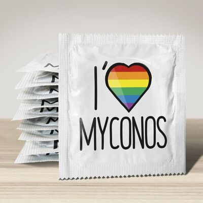 Preservativo: Grecia: amo Mykonos (gay)