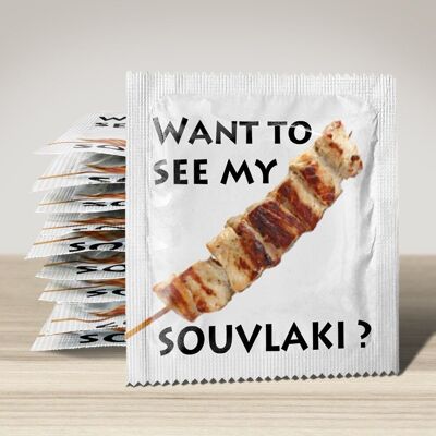 Condom: Greece: Want to see my Souvlaki