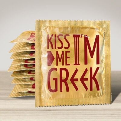 Préservatif: Greece: Kiss me i'm Greek