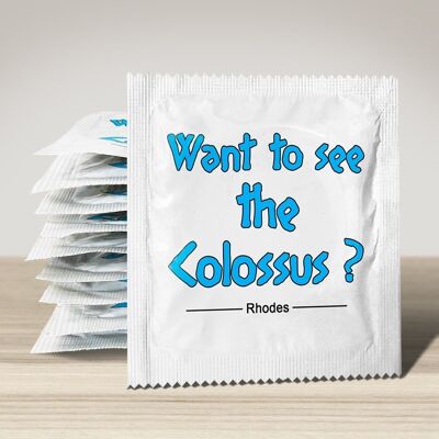 Condom: Greece: Want to see th colossus