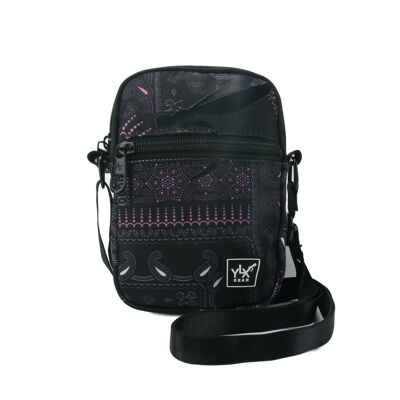 YLX Juss Crossbody Bag Black Geo Paisley