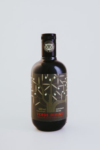 Huile d'Olive Extra Vierge, Variété Picual, Récolte Précoce 2023/24 500 ml Verde Divino 2