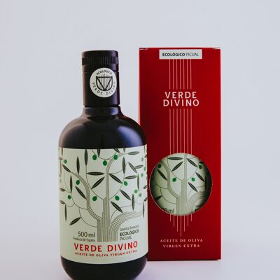 Natives Olivenöl Extra, Bio – Picual, Frühe Ernte 2023/24 500 ml Verde Divino