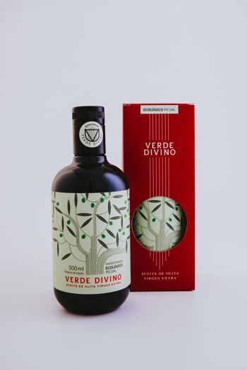 Huile d'Olive Extra Vierge, Biologique - Picual, Récolte Précoce 2023/24 500 ml Verde Divino 1