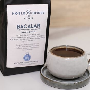 Bacalar 100% Arabica Café Moulu Décaféiné 250g 2