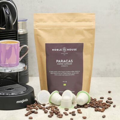 Dosettes de café bio 100% arabica Paracas