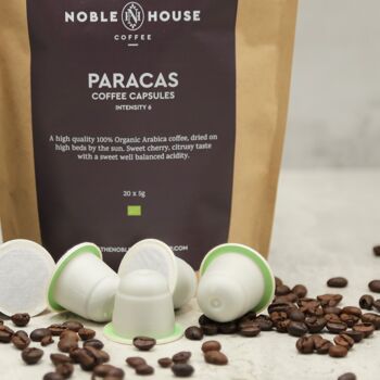 Dosettes de café bio 100% arabica Paracas 2