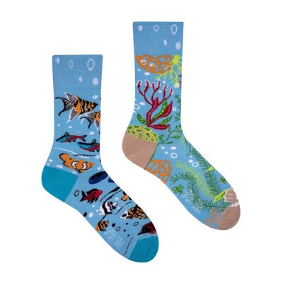 Lässige Socken - Aquarium