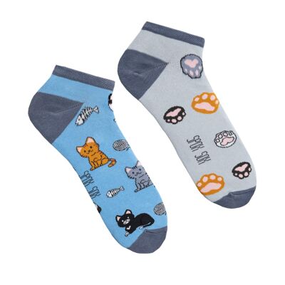 Niedrige Socken Katzen