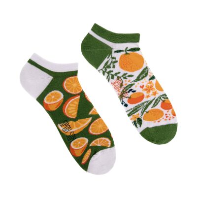 Niedrige Socken Orangen