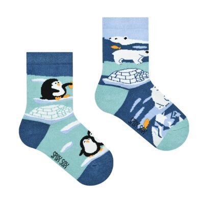 Freizeitsocken - Pinguine & Eisbären - Kinder