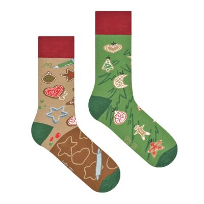 Lässige Socken - Weihnachtsplätzchen