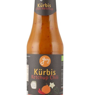 Peperoncino ketchup di zucca con calore piccante - 50% di zucchero in meno - vegano - salvatore di zucca