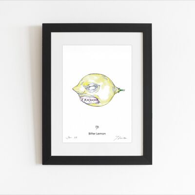 Art print - A5, signed - "Bitter Lemon"