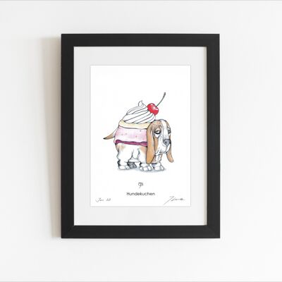 Art print - A5, signed - "Dog biscuit"