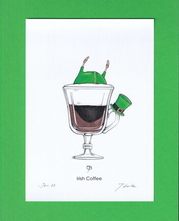 Tirage d'art - A5, signé - "Irish Coffee" 3