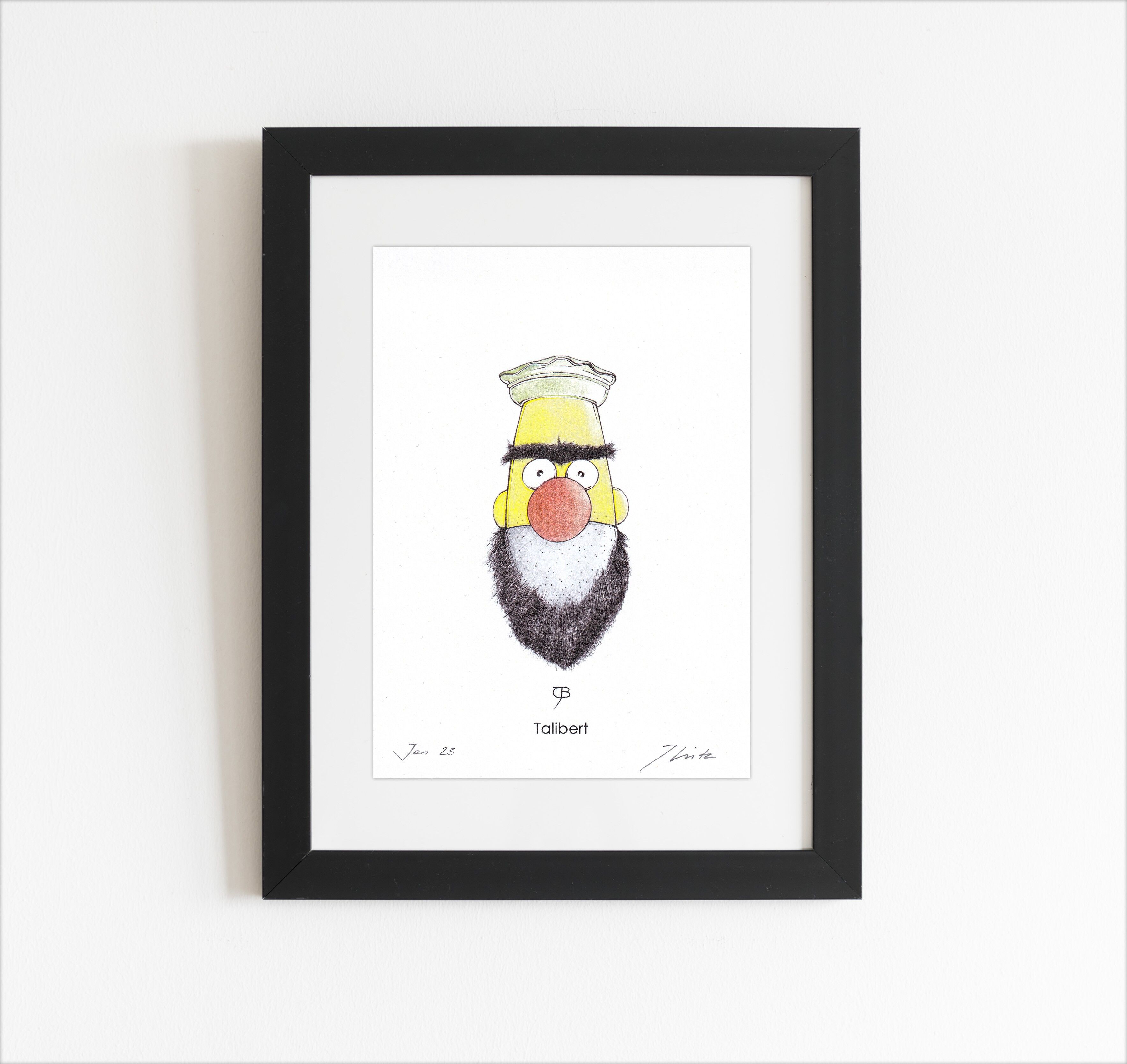 Stampa d'arte - A5, firmata - "Talibert"