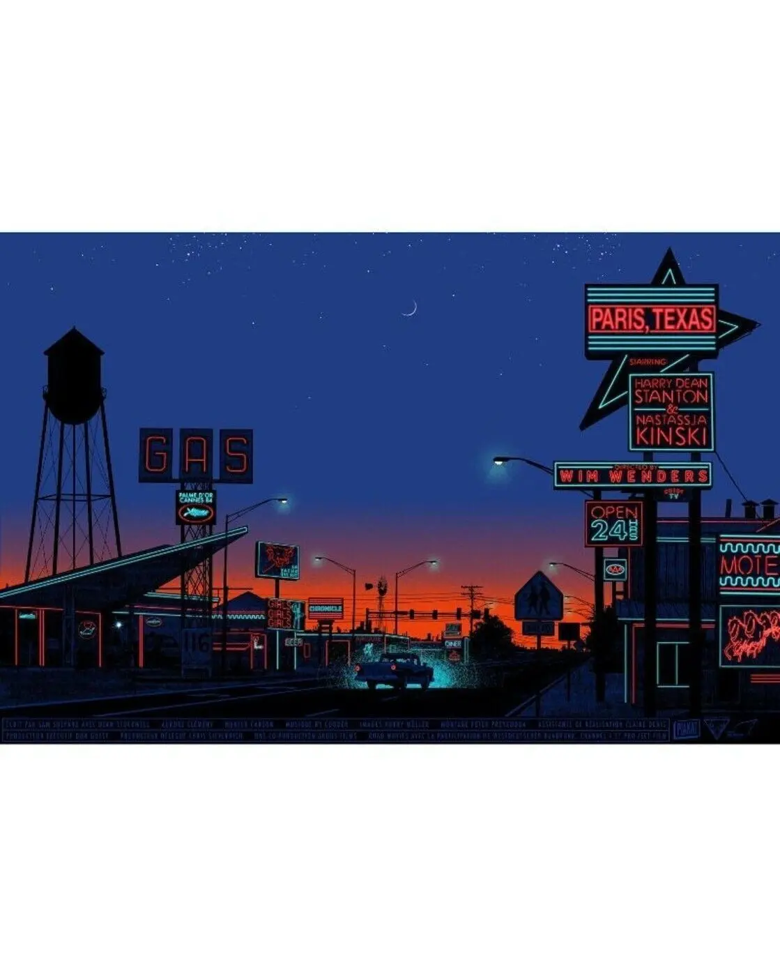 Buy wholesale Limited Edition Movie Poster - Paris, Texas Sunset ...