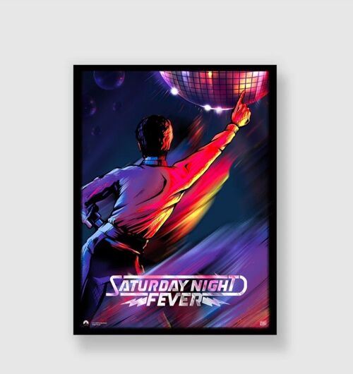 Affiche de film en édition limitée - Saturday Night Fever - Digigraphie - Plakat