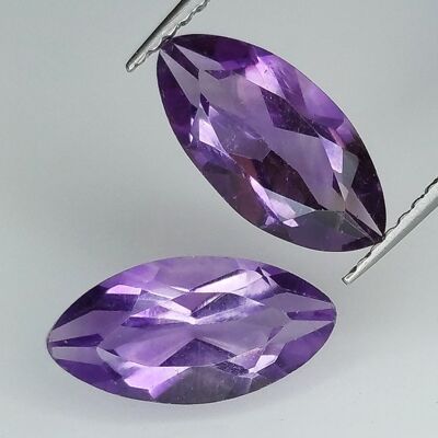 Amethyst marquise cut 12x6mm 10pc